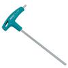 Convenient T-shaped Internal Hexagonal Wrench Green 2mm Extended Rubber Handle Steel Flat Headed Hexagonal Renovation