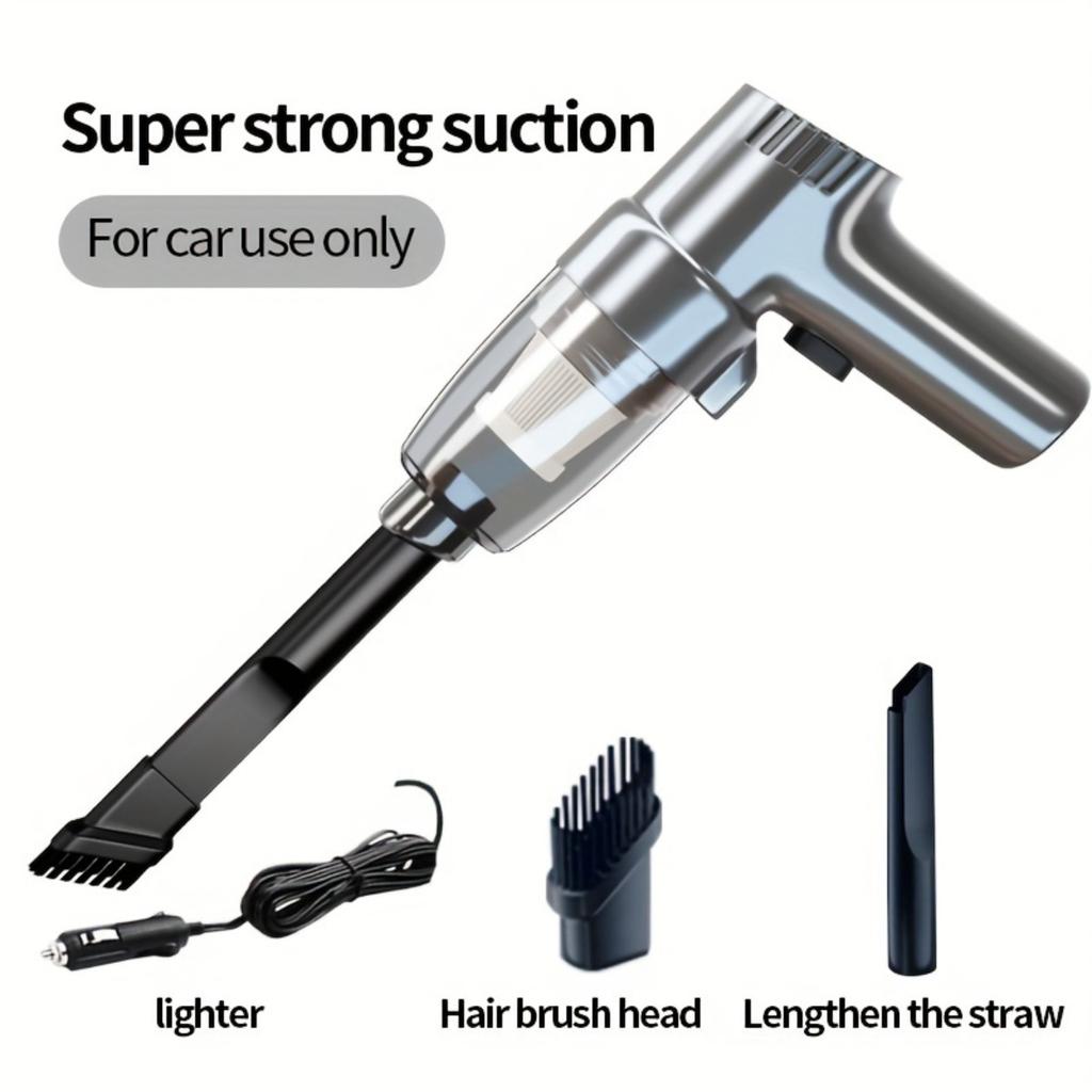 Car Vacuum Cleaner, High-power Charging, Wireless, Portable, Handheld, Small Car Vacuum Cleaner, Super Strong 12V