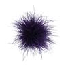 Handcrafted Natural Feather Flower Brooch, Full Radiating Design Badge with Pin Back and Hair Clip for Outfit Styling