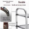 Wuhe Extra Thick 3-Tier Stainless Steel Utility Cart