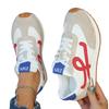 Zapatos Forrest Gump redondos feos lindos para mujer 2025 nuevos retro de suela plana deportivos pequeños blancos casuales deportivos zapatos de entrenamiento moral