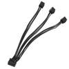 12VHPWR PCIE 5.0 Type A 90 Degree Extension Cable 12VHPWR 12+4Pin to 3x8Pin GPU Cable for 3090Ti 4090 4080 Graphics Card