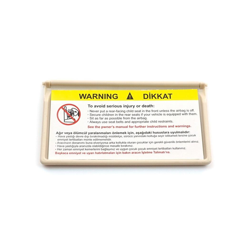 EDP980 Sun Visor Shade Mirror Cover Beige A2038170220 for Mercedes W203 C Class