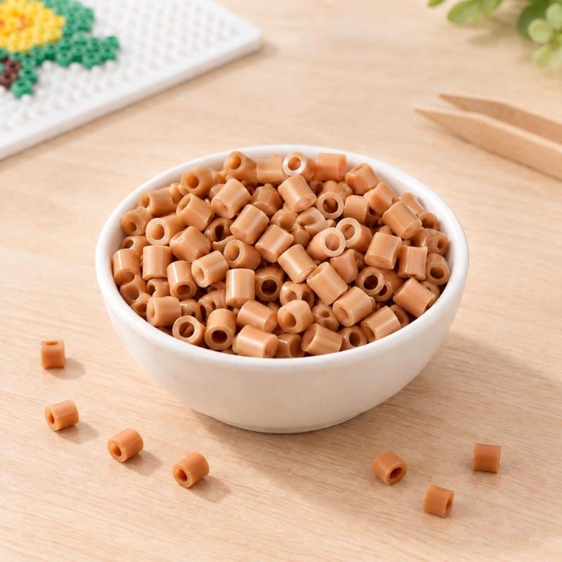 Plastic Melting Craft Pellets 24 Color 2.6mm Fuse Beadsfor Building Picture Art From References or Maker-Devised Arrangements