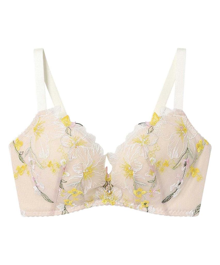 Amphi and Fits Glama-Rich Double-Boost Bra, BYJ395, Women's, IV, D65, Cleavage-Enhancing, Side-Slimming, Fullness-Maintaining, A-G Cups.