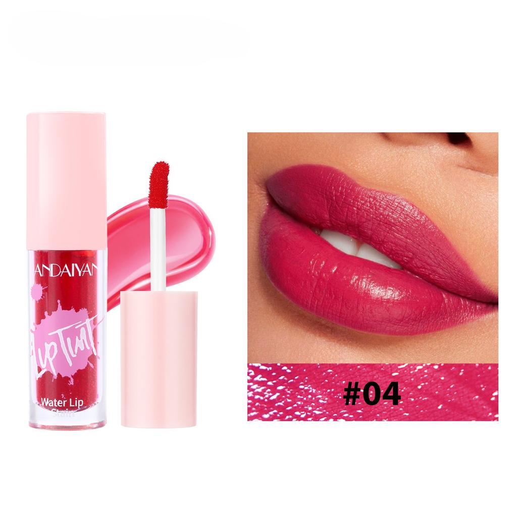 Lipstick Watercolor Makeup Long-lasting Moisturizing Lip Gloss 6 Colors Non-staining Lipstick Liquid