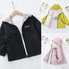 Boys Reversible Three In One Outdoor Windproof Kids Jacket Children Outerwear