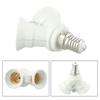 E14 To 2E14 Screw Light Bulb Socket Double Fitting Lamp Adaptor Splitter Tool UK