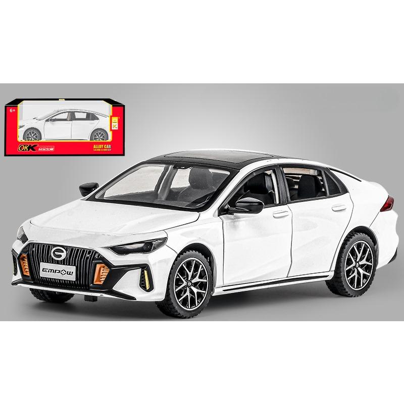 1/24 Slitina Diecast Kovový Model Auta - GAC Motor EMPOW 55 Kupé, Pouliční Sportovní Vozidlo, Dětský Dárek, Zvuk a Světlo