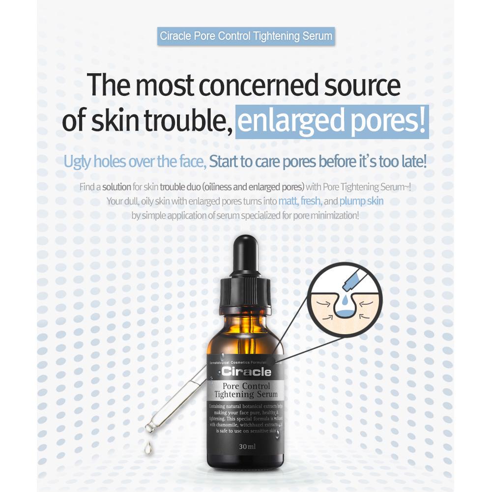 ciracle pore control tightening serum