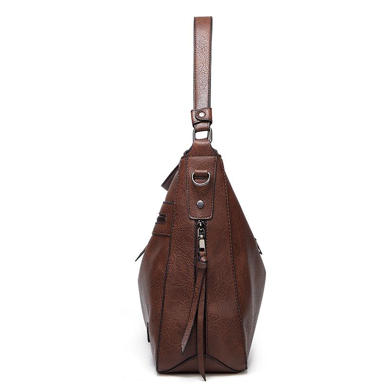 New Fashion Handbag Soft Leather PU Tote Bag One Shoulder Diagonal Straddle Bag Women's Bag