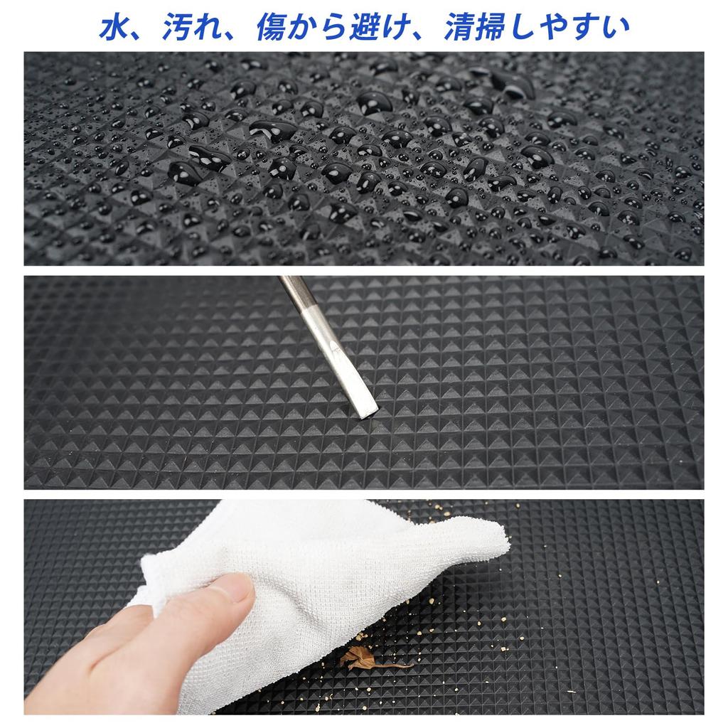 BUYFULL Spacia Base Luggage Mat mk33v Trunk Mat with Easy to Compatible with Toyota Spacia Base and later Velcro, Lightweight, Rollable, Store,