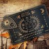 Wood Pendulum Board Dowsing Divination Board Double Sided Divination Boards Metaphysical Message Board Altar Supplies