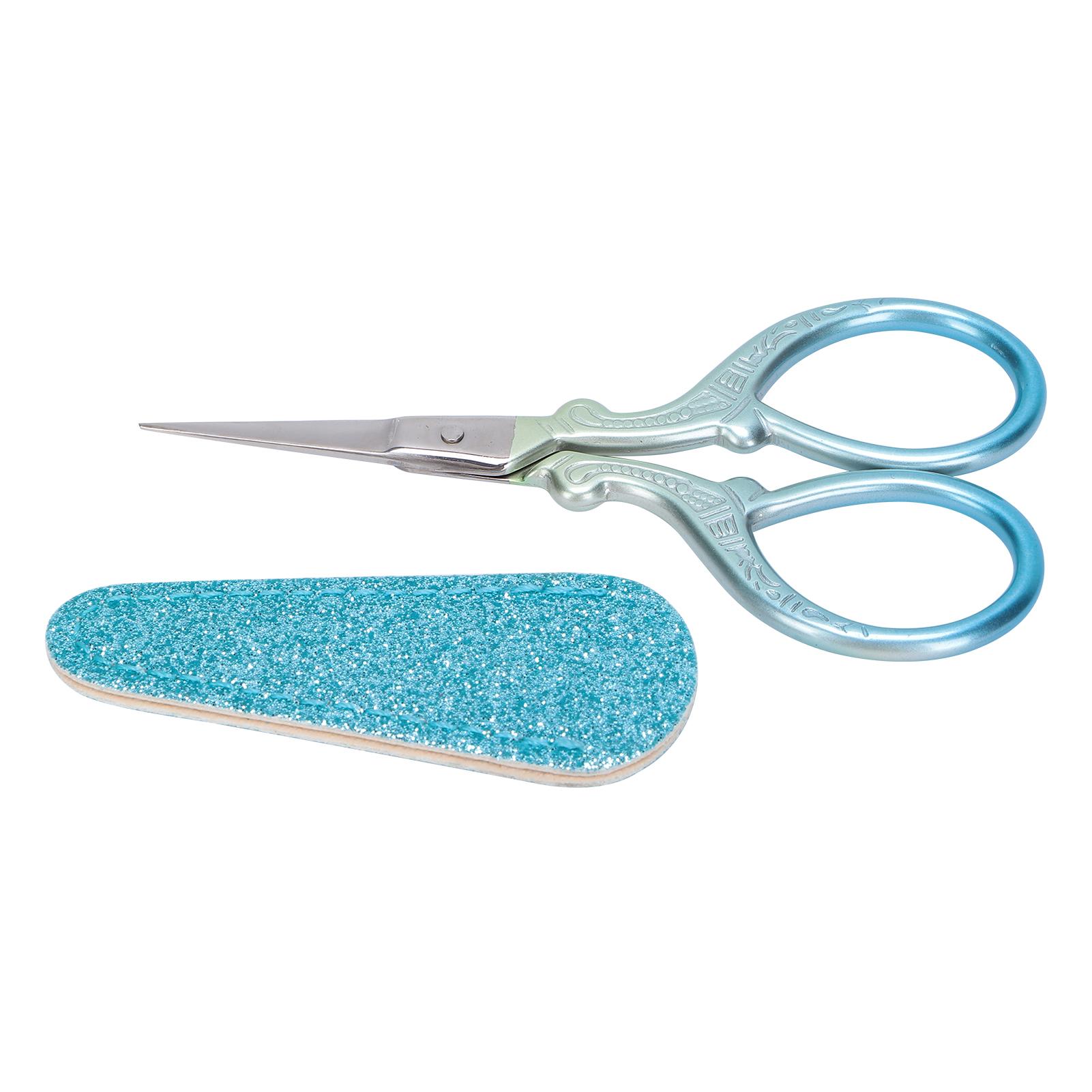 

Embroidery Scissors Stainless Steel Small HandMade Sewing Shears for Paper Cutting Arts Crafts