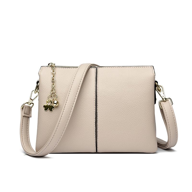 Luxury Brand high-quality Ladies Crossbody Bags High quality PU New Leather Refined Elegant Ladies Commuter Banquet Bags wallet бежевый