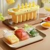 Plastic Ice Creams Molds With 6 Cavities For Homebrewed Popsicles And Ice Block Perfect For Family Kitchen Use