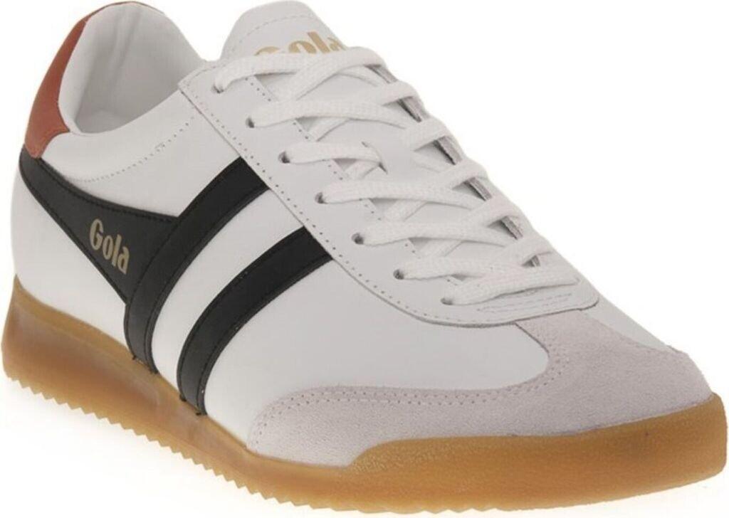 Gola Classics Men's Torpedo Leather Trainers White/black/moody Orange