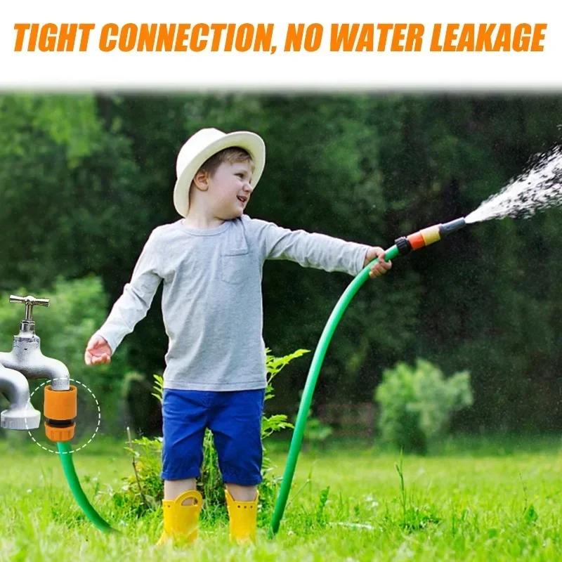 10/1PCS Garden Hose Adapter Connectors Tap Faucet Extender Quick Joint Repair Damaged Leaky Water Pipe Tube Connect Extender