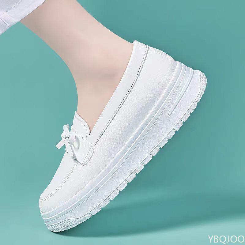 Fashion Summer Nurse Women's Soft Sole Breathable and Non Tiring Foot Deodorizer Comfortable Anti Slip Height Increasing Work Shoes