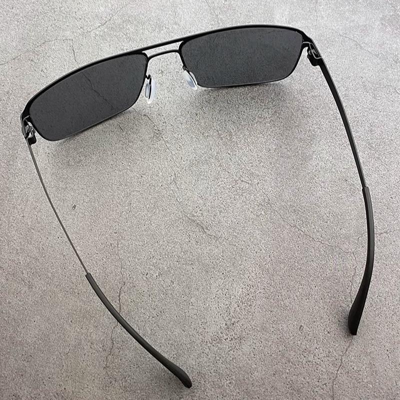 Non-polarized Vintage FULL Fram Square Sunglasses Women Men Sunscreen Driving Eyeglasses