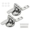 2/4pcs Toilet Seat Hinge Zinc Alloy Universal Toilet Seats Top Lid Fix Hinge Set With Adjustable Washer Replacement Accessories
