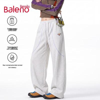Baleno Women's American Style Wide-Leg Casual Pants