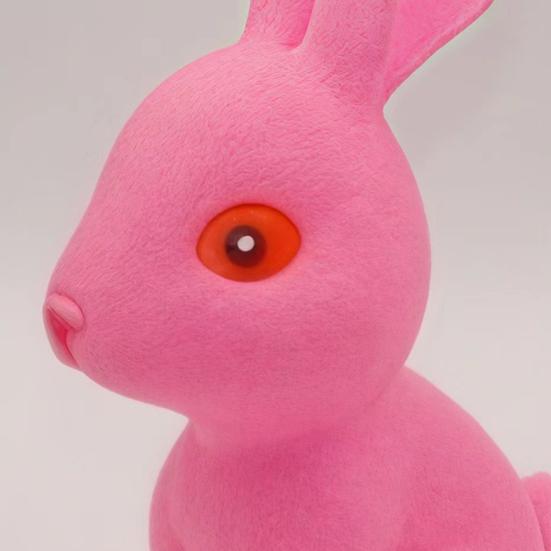 Schreiendes Kaninchen Quietschespielzeug mit realistischem Geräusch Weiches TPR Fidget zur Stressbewältigung Streiche Süßes tierförmiges Dekompressions-Gadget für Kinder Erwachsene
