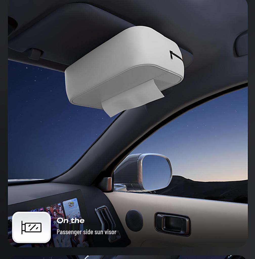 Car Seat Hanging Tissue Bag for Galaxy E5/E8/L6/L7 Armrest Box