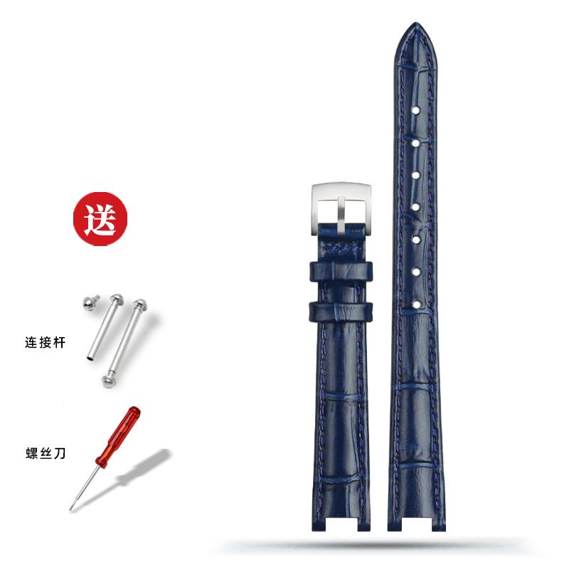 For Tissot Little Beauty T126.010 Jiali Series Women's Genuine Leather Watch Strap Bracelet Cowhide Chain Notch 12*4mm 14*5mm