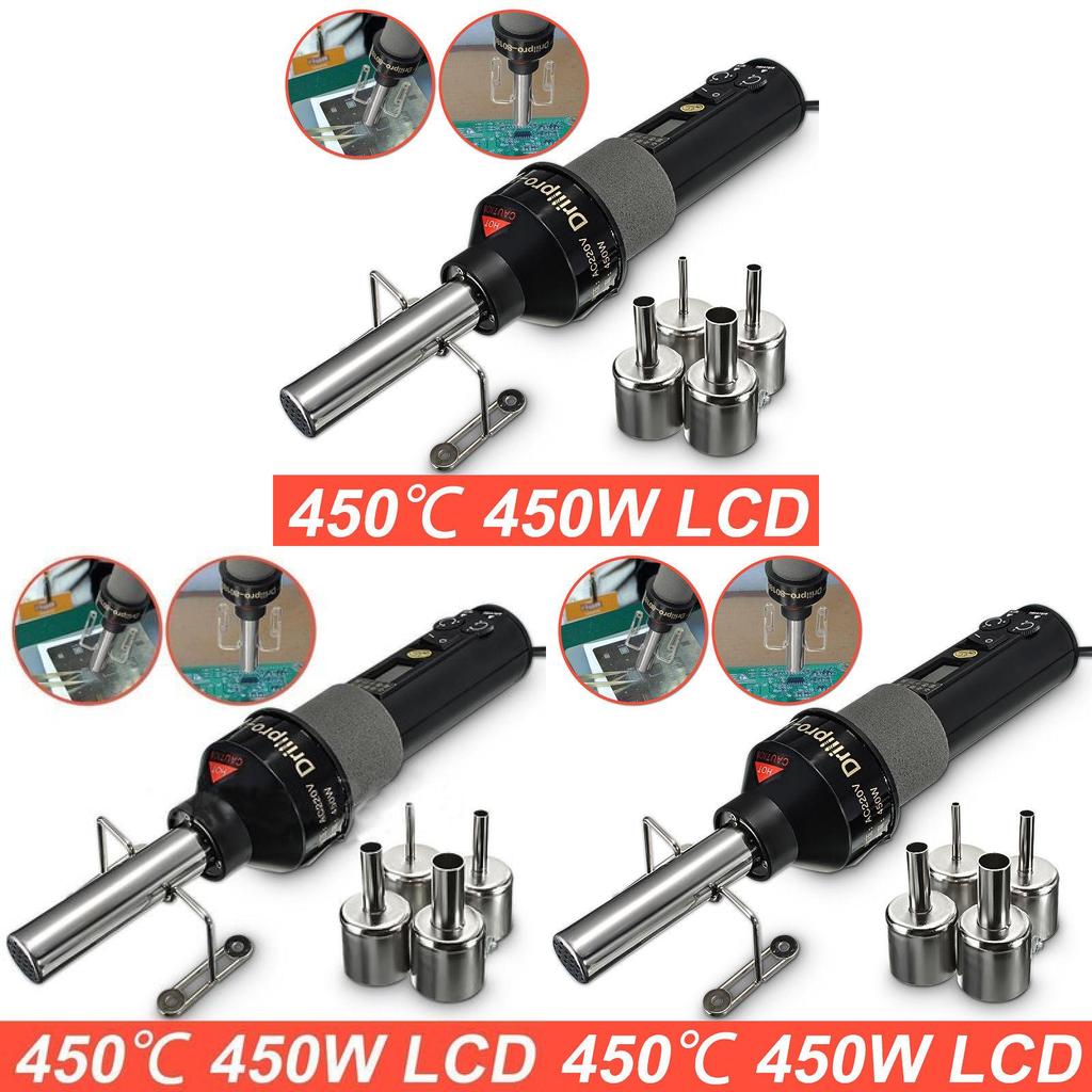 Industrial Heat Gun With Nozzle And Heat Element For Welding Applications