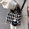 Chic High-end Woolen Tote Bag For Women Trendy Versatile Spring Summer Accessory