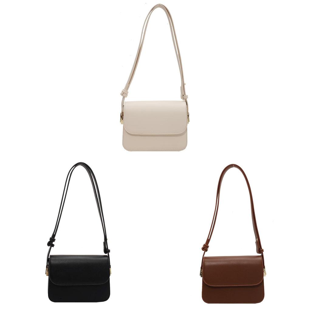 Womens Small Fashion Square Bag Made Of Pu Leather With Soft Structure For Daily Style