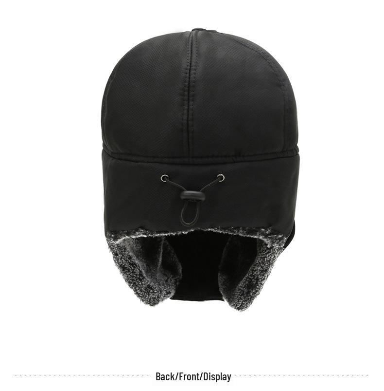 Unisex Winter Outdoor Hat: Thickened Velvet, Warm Lei Feng Style for Cycling & Cold Weather