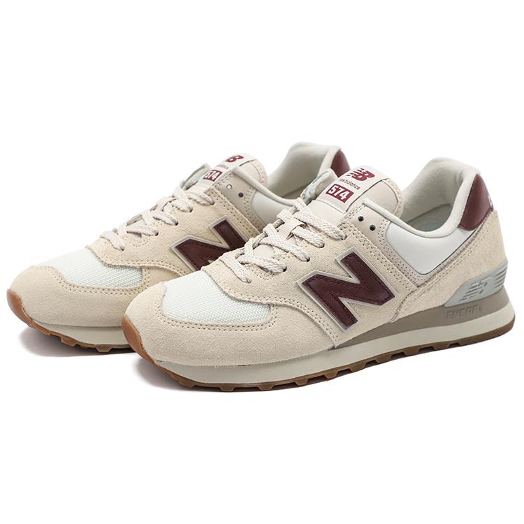 New New Balance 574 Moonbeam Burgundy Women's WL574RCF