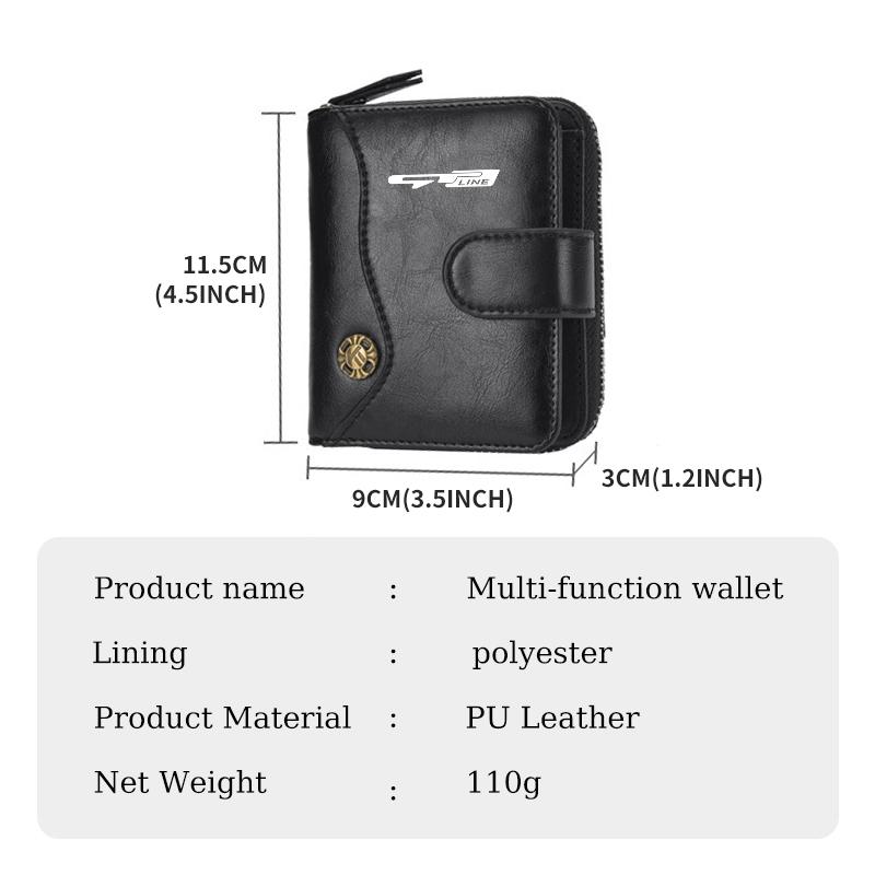 AHK1 Foldable Car Wallet Credit Card Clip Storage Bag Protector Cover For KIA Proceed Sorento Cerato Optima Sportage Ceed Niro Soul