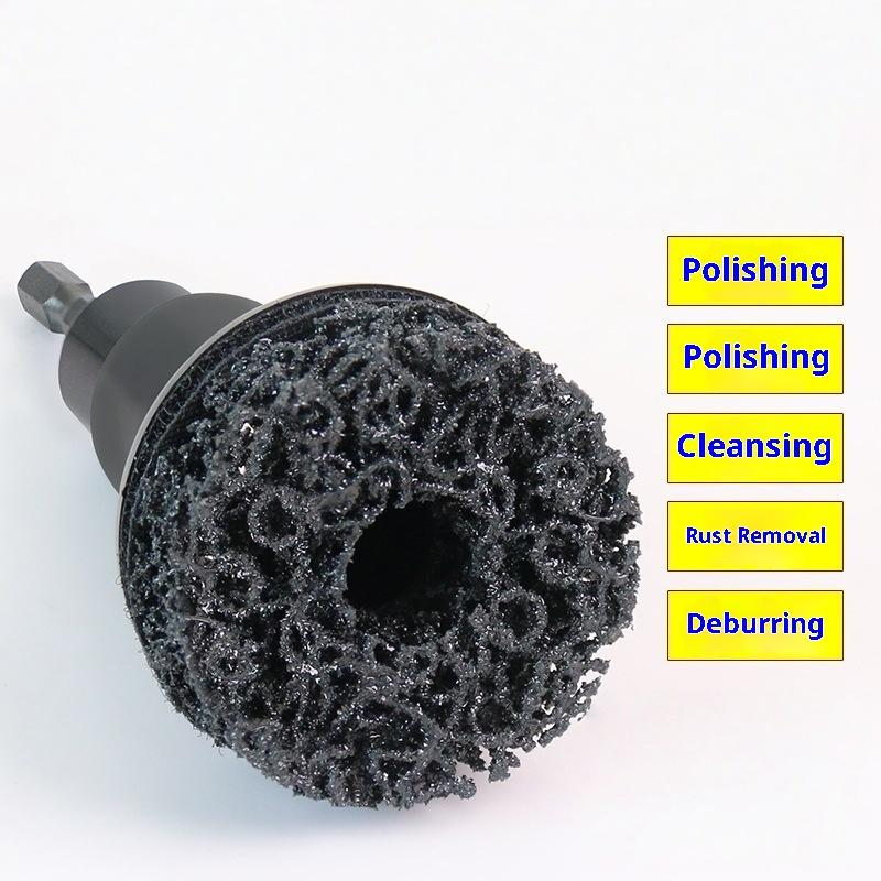 Automotive Wheel Hub Brush and Grinder Kit; Brake Grinding Rust Cleaner