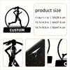 Unique 1pc Custom Metal Wall Art Running Boys Girls Personalised Name Sports Enthusiast Decor
