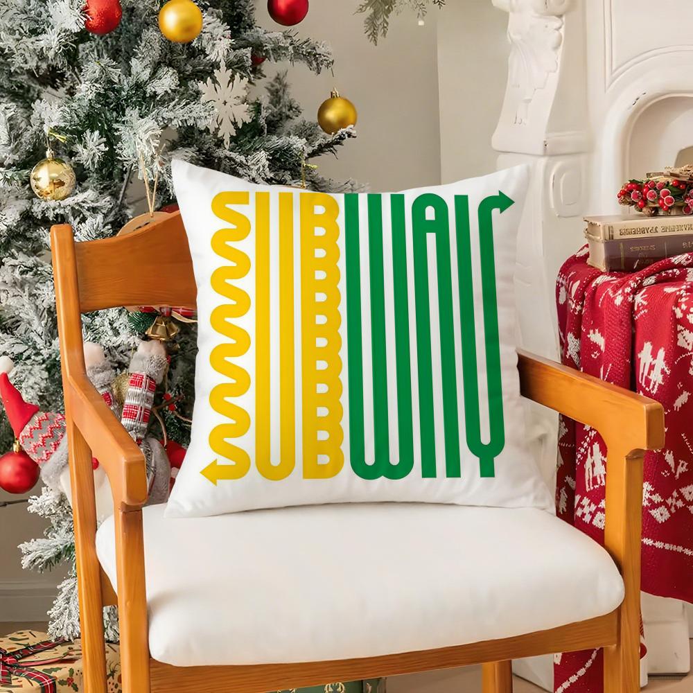 SSUBWAY FASHION Pillow Case Silky Short Plush With Invisible Zipper Dustproof Sofa Cushion Cover For Home Decor