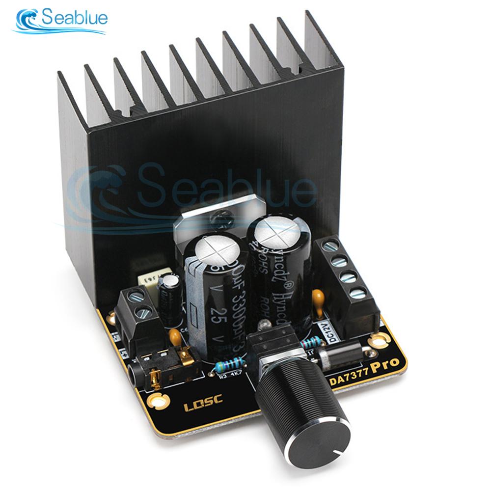 TDA7377 DC 12-18V Audio Amplifier Module 35W*2 Dual Channel Stereo Power Aamplifier Board Connected To 4-8 ohm Speakers
