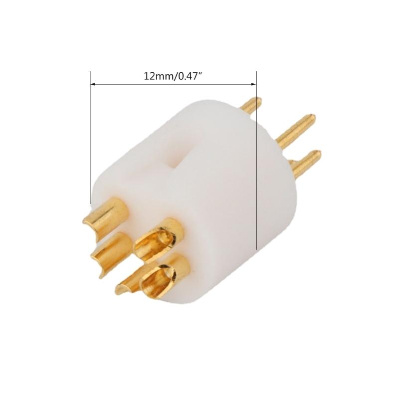 Turnlabe 5pins M DIN Gold Plated Connector Plug Turntable Tonearm 5pin Male DIN Connector FOR REGA LINN ROKSAN PROJECT