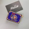 Ethnic Style Card Holder - Multi-layer Premium Hand-feel Vintage Delicate Beaded Zipper Pocket