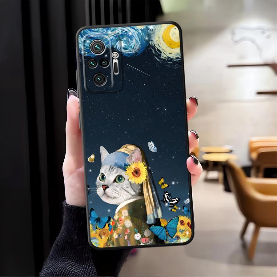 Cute Cartoon Cat Phone Cover Case for Xiaomi Redmi Note 14 13 Pro Plus 12C 13C K80 10 12 11 A1 A3 14C A4 A5 9 8 7 A1 A2 K40