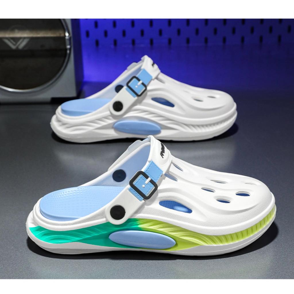 Men's Thick-Soled Perforated Summer Outdoor Comfortable Fashion New Beach Slip-On Sandals for Women