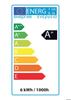 Ampoule LED à filament Vintage poire 6W (Eq. 48W) E27 2200K