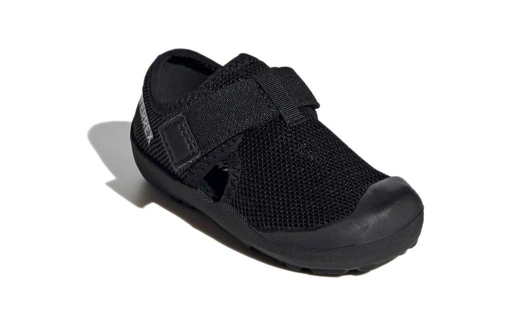 adidas Captain Toey Fabric Abrasion Resistant Low Top Toddler Shoes Black Infant And Toddler ID2435