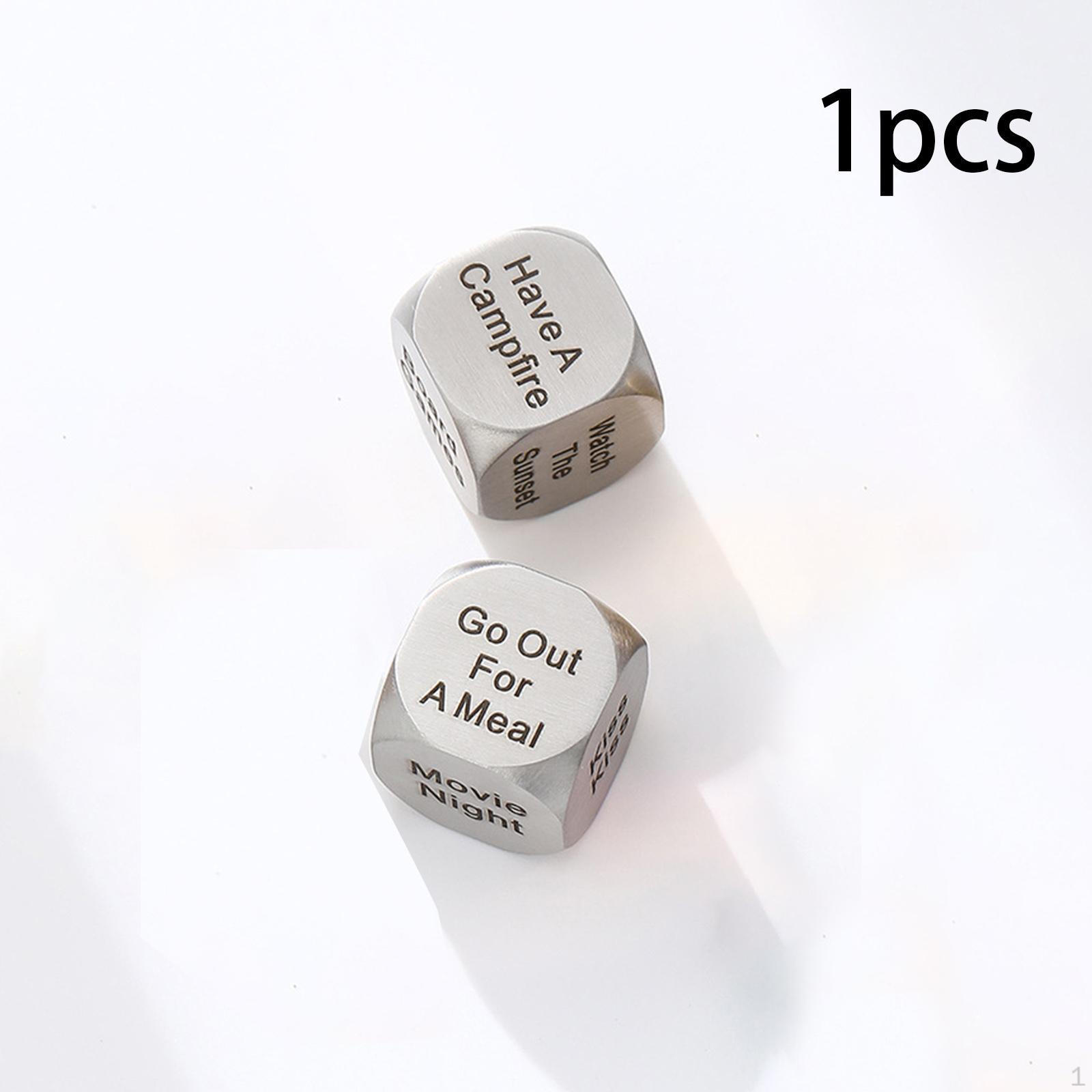 

Date Night Decider Dice, Movie, Romance, Подарки на День святого Валентина, для медового месяца silver