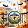 Akryl Puslespil Solfanger, Spøgelse Heks Græskar Vinduesophæng Dekoration, Halloween Dimission Mors Dag Fødselsdag til Kvinder