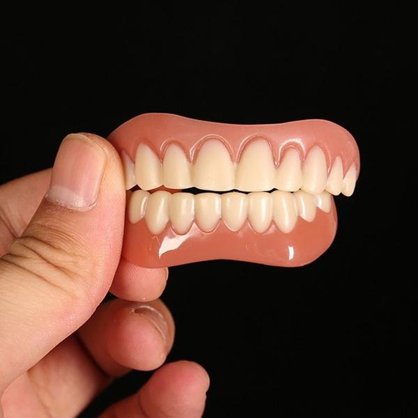 Prawdziwe zęby 1 para lub niższa lub górna pewność wygodnych i pięknych kosmetyków wybielających