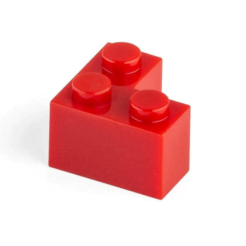 80PCS BRICK CORNER 1x2x2 Compatible 2357 Self-Locking Bricks Building Blocks Toys Accessories