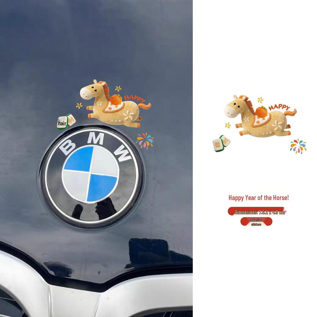 2026 Year of the Horse Car Emblem & Logo Decorative Stickers [Dropshipping Available]